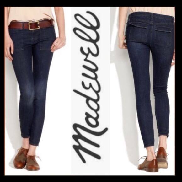 Madewell Denim - Madewell Blue Skinny Jeans with Stretch